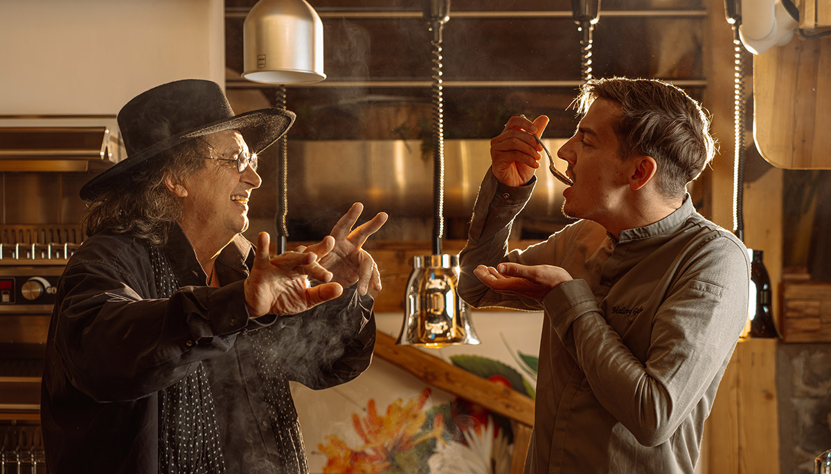 Marc Veyrat et Mallory Gabsi