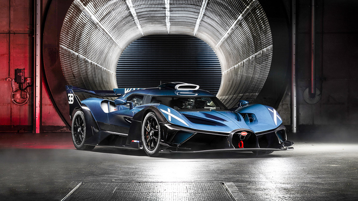 Une Bugatti Bolide à Paris !