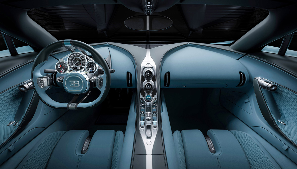 Le fabuleux intérieur de la Bugatti Tourbillon