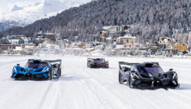 Bugatti on ice